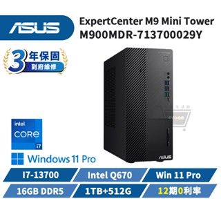 ASUS 華碩 M900MDR-713700029Y 商用桌上型電腦【現貨免運】桌機 I7處理器 直立式主機 十倍蝦幣
