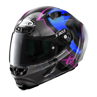 【KK】X-Lite X-803RS#43 碳纖維 大尾翼 賽道帽 黑紫藍 全罩式安全帽