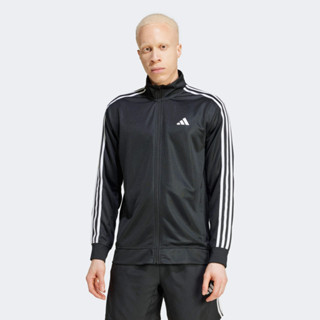 ADIDAS 外套 TR-ES 3S T-TOP 黑色 三線 運動 教練外套 男 JC7724