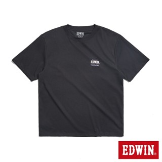 EDWIN 男款 簡單數學短袖T恤(黑色)