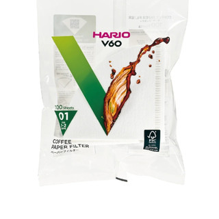 Hario 濾紙 V60 濾紙 漂白 VCF-01/VCF-02 日本製