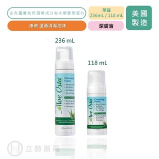 ConvaTec 康威 蘆薈清潔泡沫 單罐118mL/236ml 乾洗頭 清潔 水解膠原蛋白 保濕 蘆薈 【立赫藥局】