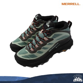 丹大戶外【MERRELL】Moab Speed Mid GTX 男鞋 ML066909礦石綠│中筒│耐磨│防水│黃金大底