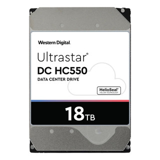 WD 威騰 Ultrastar DC HC550 18TB 3.5吋 7200轉 企業級 硬碟 HDD