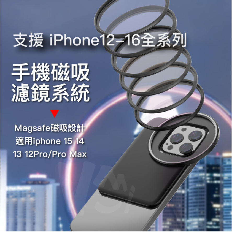 【攝影小白變大師】Magsafe 手機磁吸濾鏡 67mm 52mm 減光鏡 偏光鏡 濾鏡 星光鏡 漸變鏡