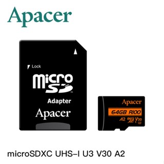 電電｜Apacer 宇瞻 microSDXC UHS-I U3 V30 A2 記憶卡 支援4K