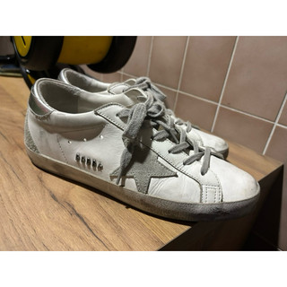 Golden goose 銀尾白色仿舊小髒鞋 GGDB 小白鞋