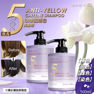 ⛔️超取限8件⛔️【청소켄 女王家】 5次方咖啡因矯色洗髮精 500ml