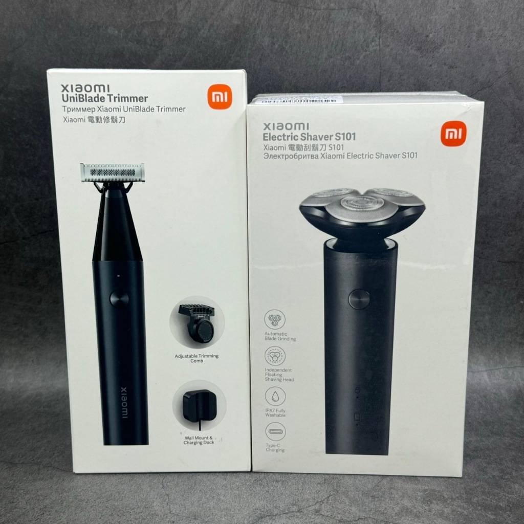 【台灣正版公司貨】小米 Xiaomi 電動修鬍刀 電動刮鬍刀 S101 刮鬍刀 小米刮鬍刀 修鬍刀