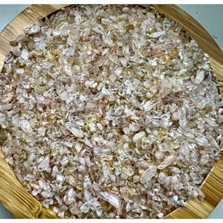 【全新】天然水晶碎石 黃水晶 碎粒原礦原石 3-5mm 100g 300g 500g 臺灣快速現貨