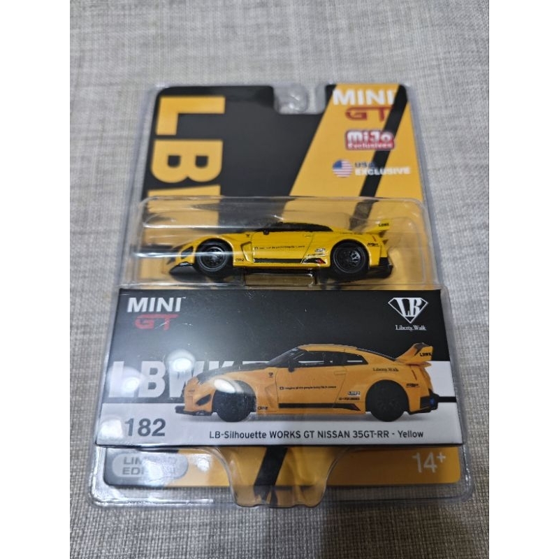 MINI GT GTR R35 182 美版左駕全新吊卡 分享給你們看