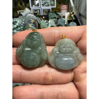 天然緬甸翡翠 小佛公 彌勒佛