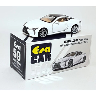 《64SHOP》ERA｜LEXUS LC500｜凌志LC雙門跑車｜車門 引擎蓋可開｜1/64合金模型車
