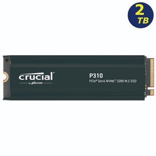 Crucial P310 2TB 2280 PCIe Gen4 NVMe 散熱片 SSD CT2000P310SSD5