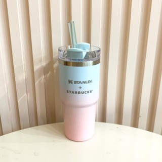 Starbucks 星巴克 x STANLEY 日本 季節限定 漸層淡粉色櫻花吸管杯 414ml 現貨