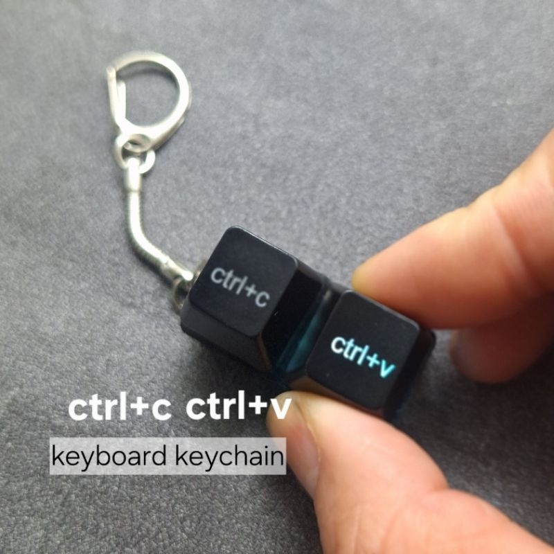 ctrl+c ctrl+v 鍵盤 發光 鑰匙圈 鍵帽 按鍵 廢物 訂做 禮物 紀念品 可客製 複製 貼上 ctrl+z