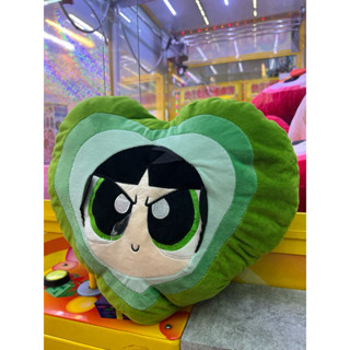 HUGKIS 飛天小女警 方形 愛心 抱枕 枕頭 靠枕 禮物 38cm