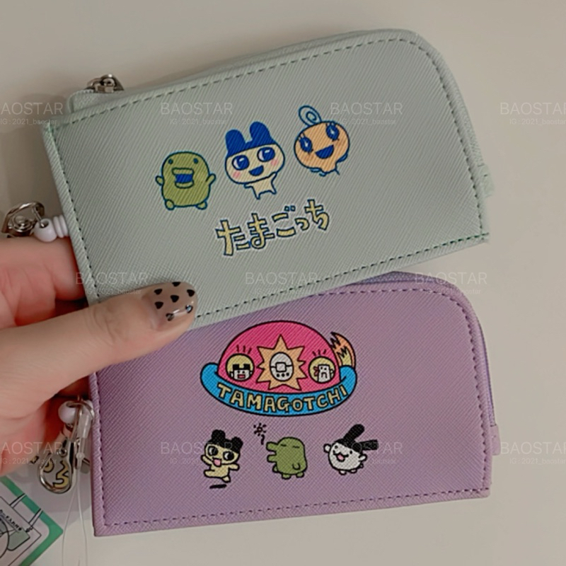 現貨 🌝寶包星人🪐 日本 Tamagotchi 塔麻可吉 伸縮票卡拉鏈包 拉鏈包 零錢包 票卡夾