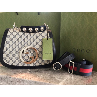 古馳#gucci#GUCCI Blondie#午夜藍#精品包#gucci包包#僅試背