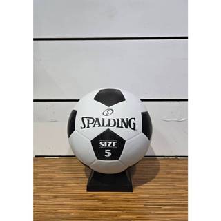 【清大億鴻】SPALDING斯伯丁 TEAM橡膠足球 5號足球 黑/白色SPBC5001