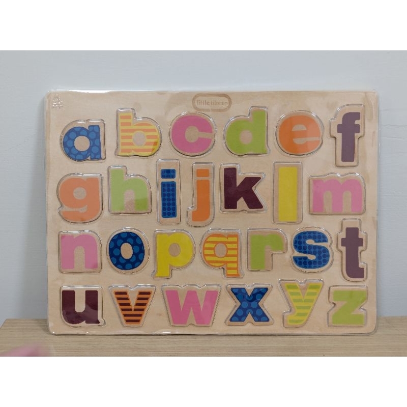 (二手出清) Little Tikes 小寫字母拼圖板
