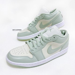 NIKE AIR JORDAN 1 青蘋果綠 AJ1 米綠 皮革 HF4078-100 男女 銀標 休閒鞋 DOT聚點