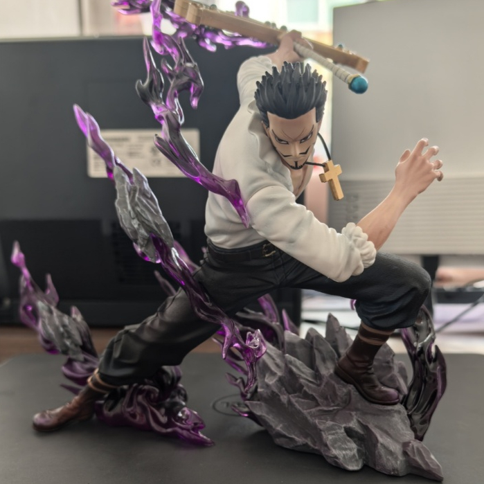 天繪鷹眼 鷹眼 喬拉可爾·密佛格 破空之鷹 揮刀版 紫黑色 米霍克 揮刀鷹眼 鷹眼揮刀 劍豪 航海王 最強劍士 翻模模型