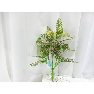 晴光花藝資材選物 Ustinian florist | 小7頭紅點萬年青 模擬綠植 人造葉 人造花 長垂枝 垂藤