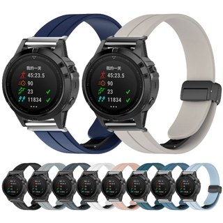 Garmin Fenix 9 8 Pro 7 摺疊扣矽膠錶帶 Epix Forerunner 970 965