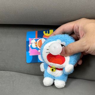 可愛吊飾🎀 哆啦A夢毛絨材質展會系列鼻涕機器貓掛件毛絨公仔包包小掛飾 娃娃吊飾 書包吊飾 包包吊飾 玩偶吊飾