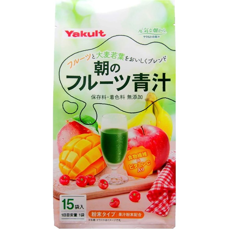 日本快送 Yakult 早晨果青汁 青汁 蔬果汁口味 養樂多公司