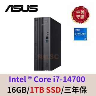ASUS 華碩 H-S501SER-714700024W 桌機 i7-14700/16G/1TBSD