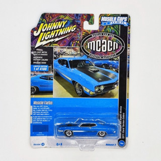 JL 1:64 1971 Ford Torino Cobra 模型車 福特都靈眼鏡蛇版 美式肌肉車