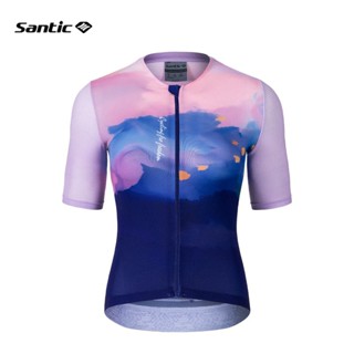 【VM.Plus】Santic喬拉短上衣-紫(女) 短車衣 女款 自行車車衣 騎行服/ 剩L尺寸