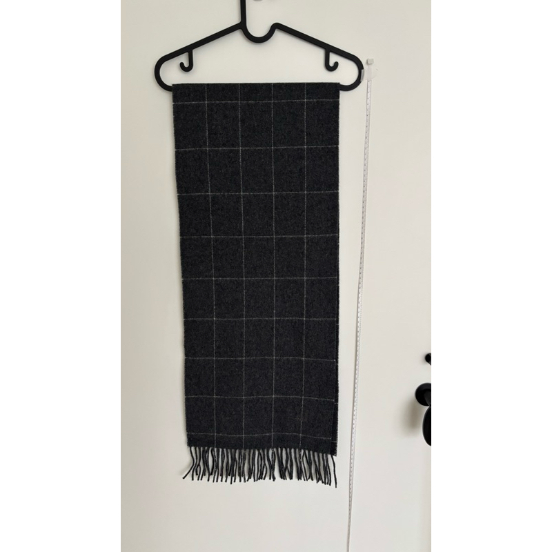 dunhill 圍巾 cashmere 100% 極新