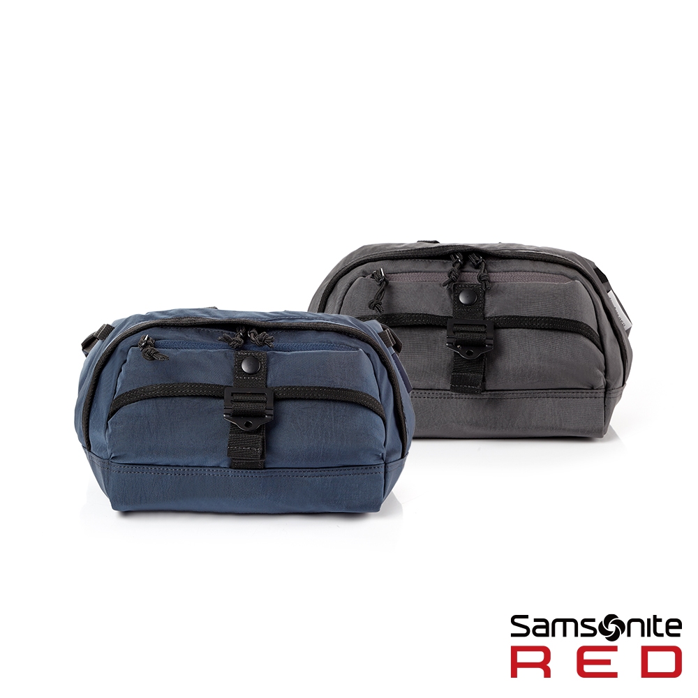 Samsonite RED 新秀麗 斜肩包/腰包/胸包/單肩包/肩背包 COSSBY 都會休閒環保輕量尼龍多用