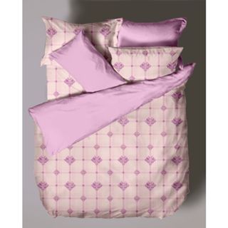 LAMINA 蘇格蘭(粉) 雙人 100%純棉床包枕套三件組