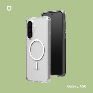 犀牛盾 適用Samsung Galaxy A56 Clear MagSafe相容 抗黃化透明防摔磁吸手機殼