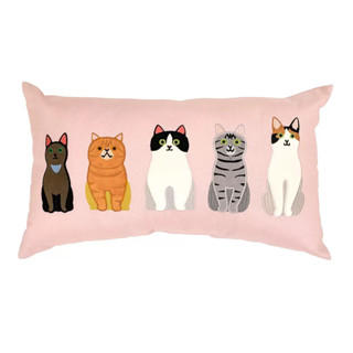 Sutton Place 刺繡動物款長方形抱枕