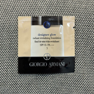 亞曼尼 設計師水燦光影粉底 1ml 色號3 粉底液