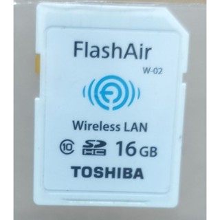 （二手）toshiba flashair wifi sd card 16gb 32gb 相機用無線網路 記憶卡