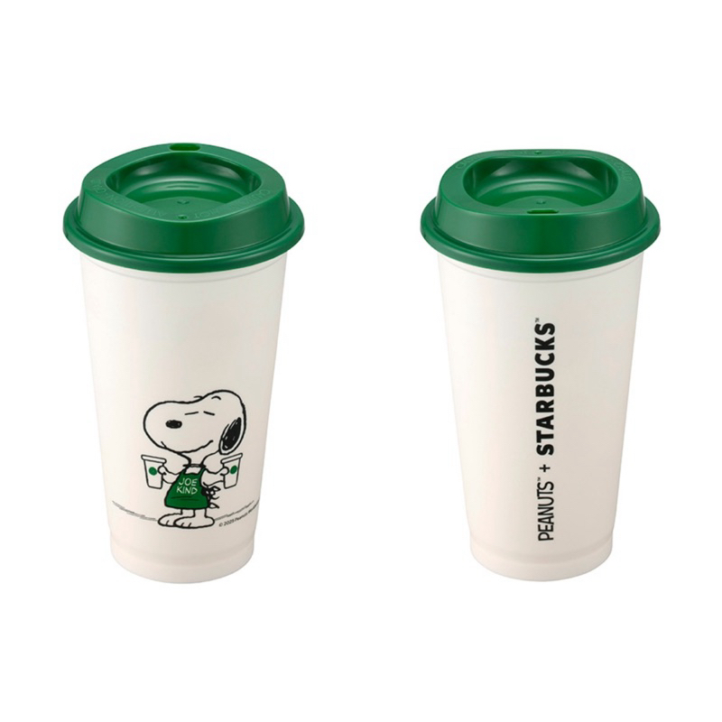 星巴克Starbucks聯名💫Snoopy史努比隨行杯PEANUTS可米杯Kermit 耐熱環保循環杯造型隔熱杯套布章
