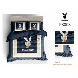 【Lily Royal】 現貨 PLAYBOY 時尚五件式兩用被套床包組 床包組