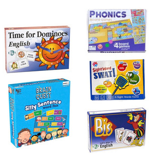 Silly sentence 愚蠢英語句型kPhonics Board Games/ SWAT蒼蠅拍常用單字