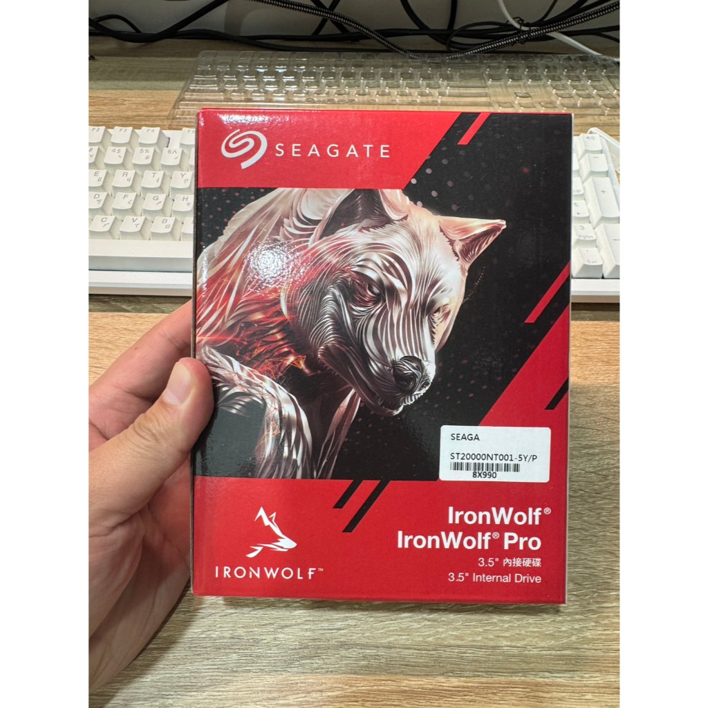SEAGATE 希捷 IronWolf Pro 20TB 內接硬碟(ST20000NT001)