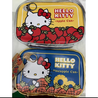 KITTY化妝包 水果罐頭收納包2入組 MOMO聯名 Kitty 凱蒂貓 收納包 化妝包 罐頭收納包 全新 現貨