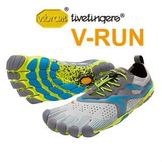 【VFF黃金大底五指鞋】男 / 路跑-V-RUN-17M7003 - 藍灰(40號)