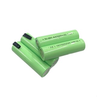 3號鎳氫充電電池 2.4V 2500mAh 帶焊片 # 刮鬍刀 # 電剪 電池