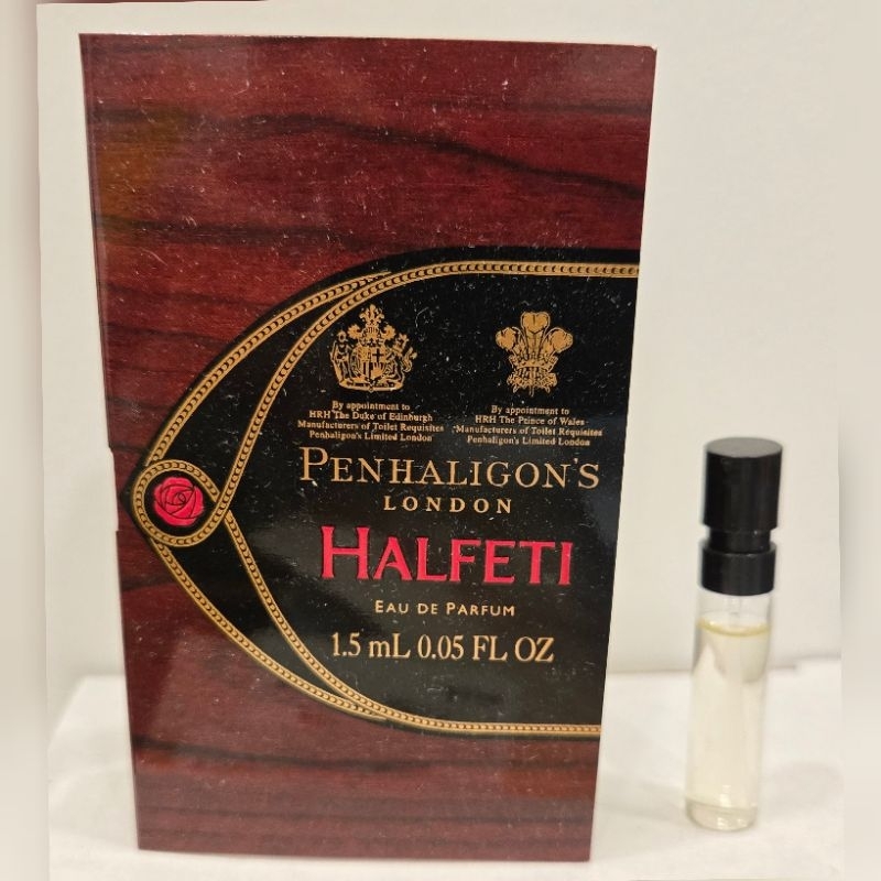 全新中文標籤正品 Penhaligon's 潘海利根 Halfeti 黑玫瑰淡香精 1.5ml 試香針管