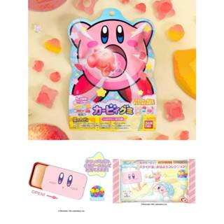 日本 星之卡比軟糖 鐵盒 造型水果糖 食玩 盲盒 收納 汽水糖果